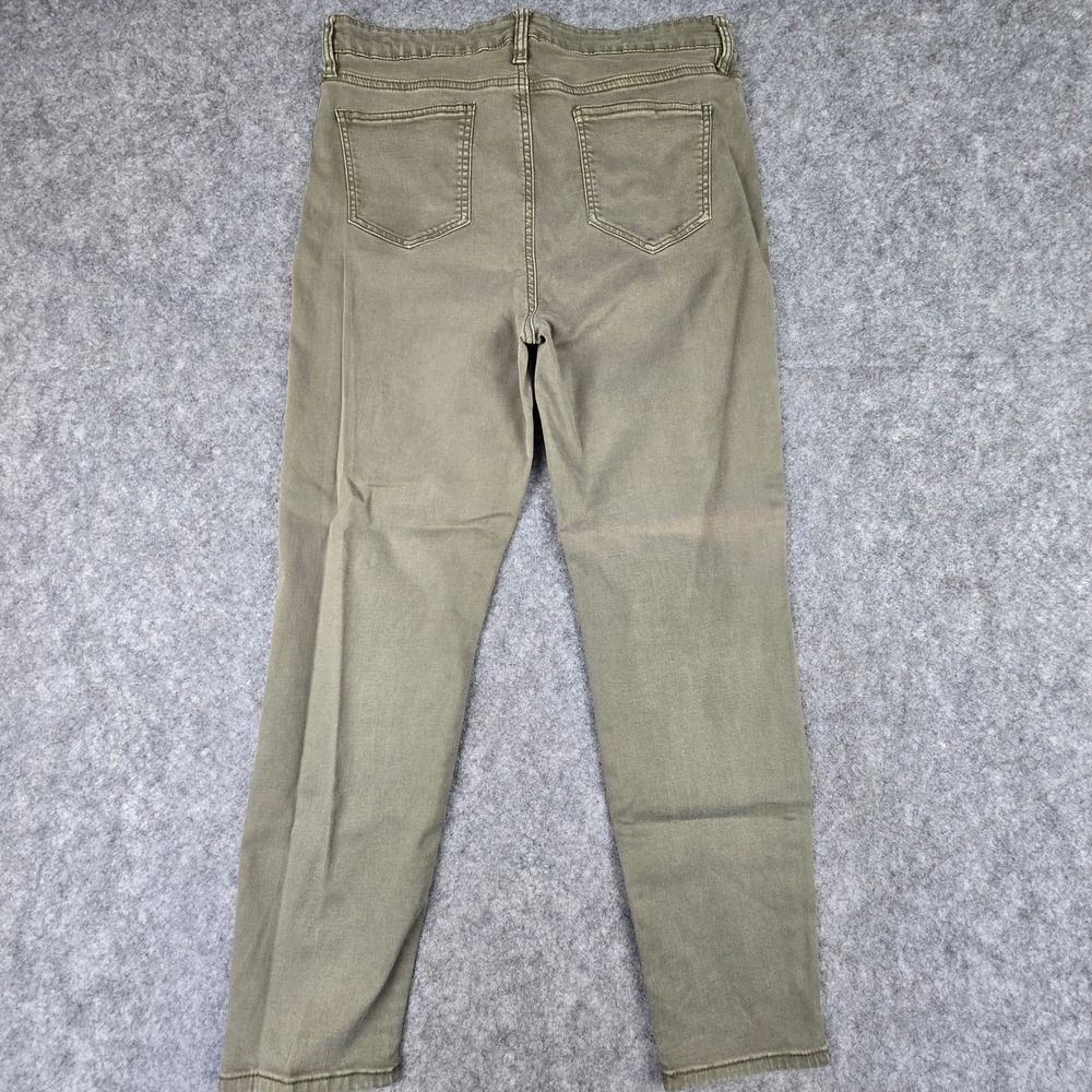 Buffalo David Bitton Havana Jeans Womens 12/32 Olive Green High Rise Skinny Pant - Picture 6 of 9
